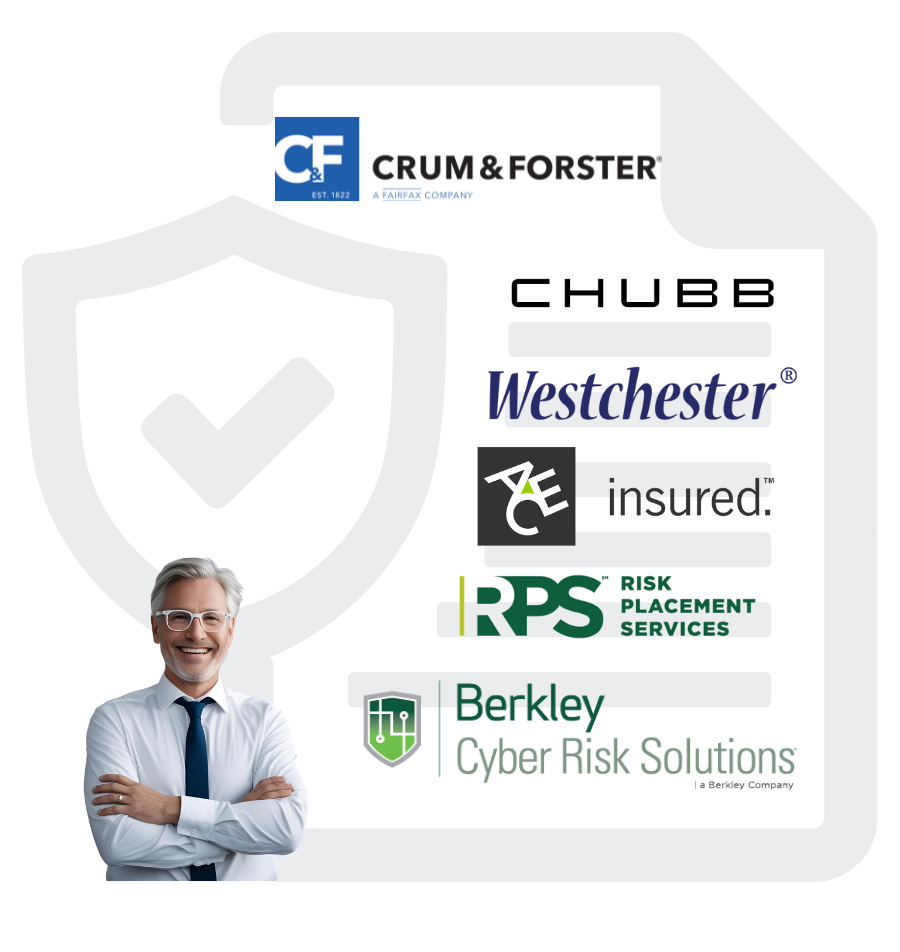 cyber insurance liability policy BOP vulnerability edr define rmm vpn password vault awareness training cyber risk assessment TPRM turnkey all-in-one best practices D&O Tech E&O